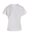 Mm6 Maison Margiela Short-sleeve Cotton T-shirt In White