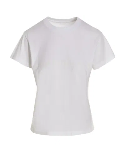 Mm6 Maison Margiela Short-sleeve Cotton T-shirt In White