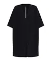 Mm6 Maison Margiela Mm6 By Maison Margiela V-neck Midi Dress – Black In Black