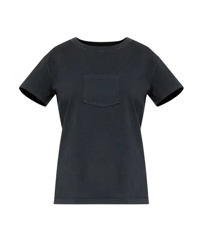 Mm6 Maison Margiela Short Sleeve T-shirt In Black