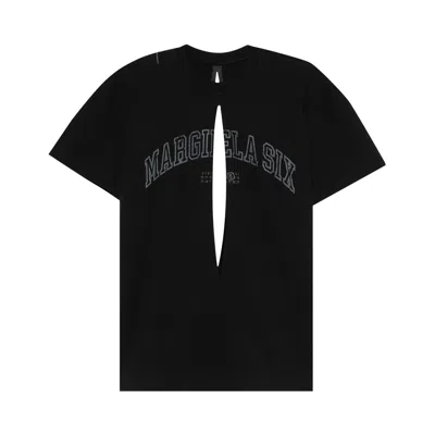 Pre-owned Mm6 Maison Margiela Short-sleeve Top 'black'