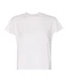 Mm6 Maison Margiela Embroidered Crew-neck T-shirt In White