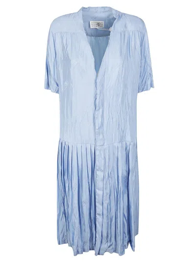 Mm6 Maison Margiela Midi Dress In 蓝色