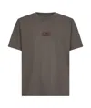 Mm6 Maison Margiela Taupe Jersey Numeric Signature T-shirt