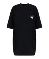 Mm6 Maison Margiela Short-sleeved T-shirt In Black