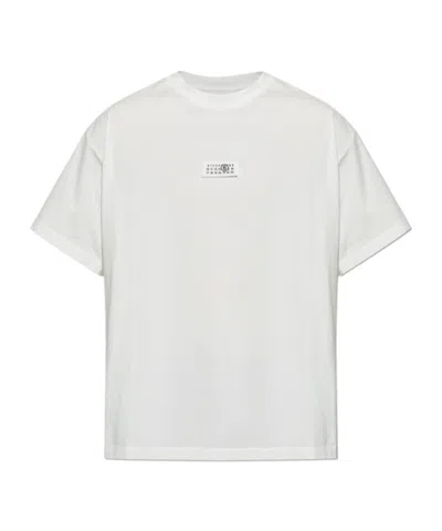 MM6 MAISON MARGIELA MM6 MAISON MARGIELA LOGO PATCH CREWNECK T-SHIRT