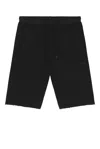 Mm6 Maison Margiela Knee-length Shorts Featuring Elastic Waistband In Black