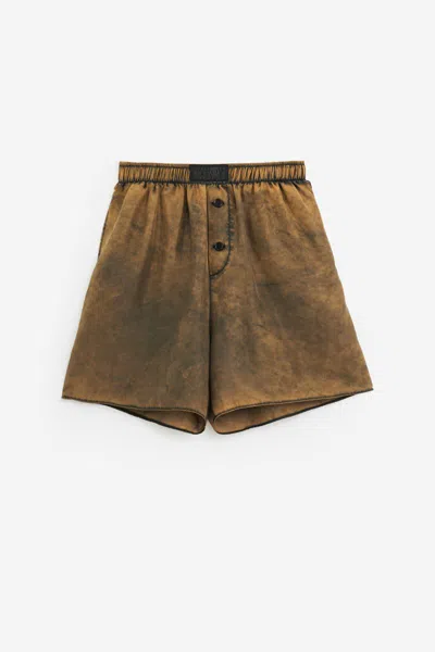 Mm6 Maison Margiela Shorts In Blue