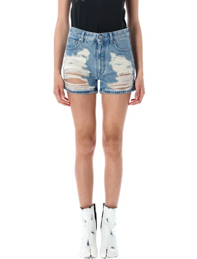 Mm6 Maison Margiela Shorts In Blue