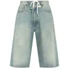 Mm6 Maison Margiela Mm6 By Maison Margiela Blue Mid-thigh Denim Shorts In Blue