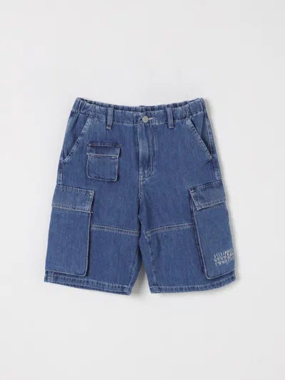 MM6 MAISON MARGIELA SHORTS MM6 MAISON MARGIELA KIDS COLOR DENIM,G47489028