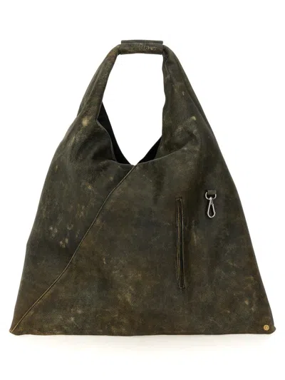 Mm6 Maison Margiela Shoulder Bag "japanese" Medium In Black