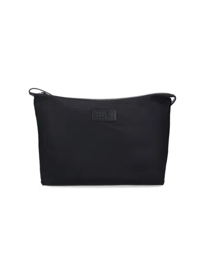Mm6 Maison Margiela Nylon Crossbody Bag Black