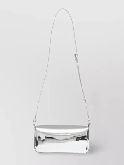 Mm6 Maison Margiela Shoulder Bag With Adjustable Strap And Buckle Detail