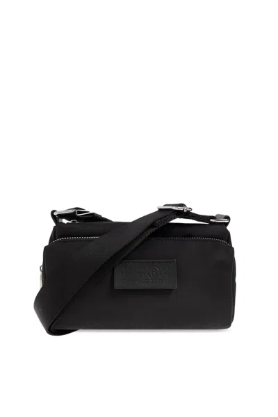 Mm6 Maison Margiela Shoulder Bag With Logo In Black