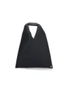 Mm6 Maison Margiela Japanese Black Leather Bag In Black