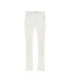 Mm6 Maison Margiela Shredded Jeans In White