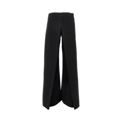 Mm6 Maison Margiela Side Panels Jeans In Black