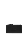 Mm6 Maison Margiela Signature Wallets, Card Holders Black In Black