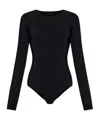 Mm6 Maison Margiela Numeric Signature Body Woman Black In Black