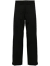 Mm6 Maison Margiela Signature Single-stitch Trousers In Black