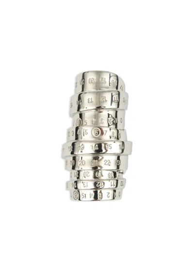 MM6 MAISON MARGIELA SIGNAUTRE NUMBERS MOTIF RING