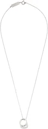 Mm6 Maison Margiela Signet Necklace In Silver