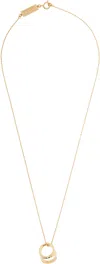 Mm6 Maison Margiela Signet Necklace In Gold