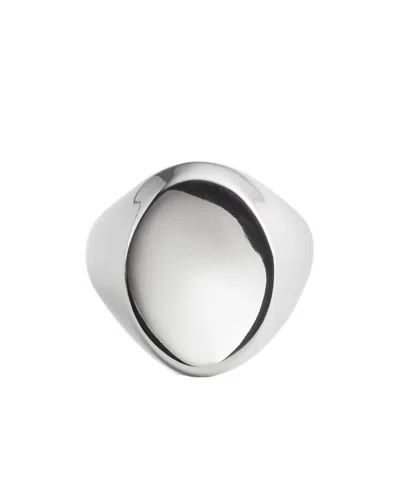 Mm6 Maison Margiela Signet Ring In White