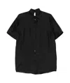 Mm6 Maison Margiela Silk Blouse In Black