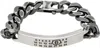 Mm6 Maison Margiela Numeric Chain Bracelet In 953 Palladio Vintage