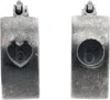 Mm6 Maison Margiela Silver Industrial Earrings In 952 Silver Vintage
