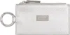 Mm6 Maison Margiela Silver Laminated Grainy Leather Card Holder In T9002 Silver