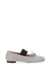 Mm6 Maison Margiela Gray Anatomic Numeric Ballerina Flats