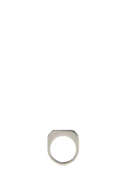 Mm6 Maison Margiela Silver Metal Ring