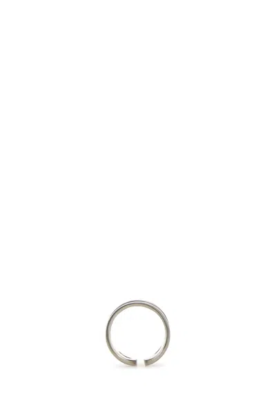 Mm6 Maison Margiela Silver Metal Ring
