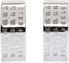 Mm6 Maison Margiela Silver Minimal Logo 8 Earrings In 971 Palladio Plished