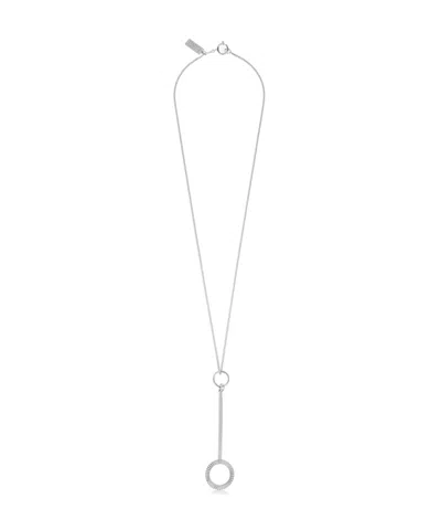 Mm6 Maison Margiela Silver Necklace With Pendant