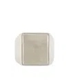 Mm6 Maison Margiela Silver Numeric Brass Ring In Neutral