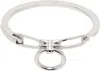 Mm6 Maison Margiela Silver Object Trouve Bracelet In 951 Polished Palladi