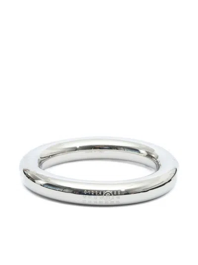 MM6 MAISON MARGIELA Silver-plated bracelet with logo MM6 MAISON MARGIELA