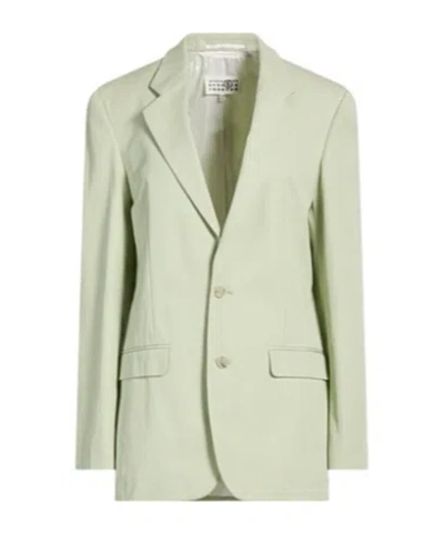 Mm6 Maison Margiela Simple Suit In Green