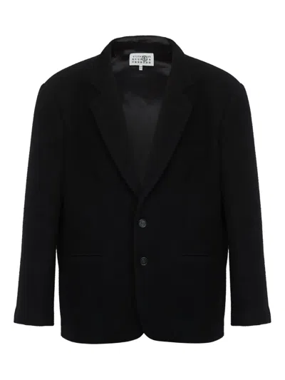 Mm6 Maison Margiela Single-breasted Blazer In Black