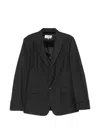Mm6 Maison Margiela Single-breasted Blazer In Black