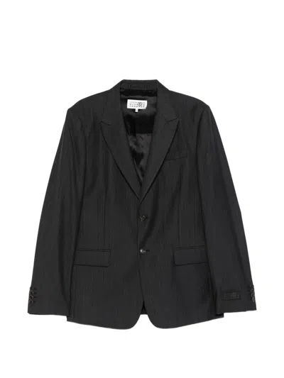 Mm6 Maison Margiela Single-breasted Blazer In Black
