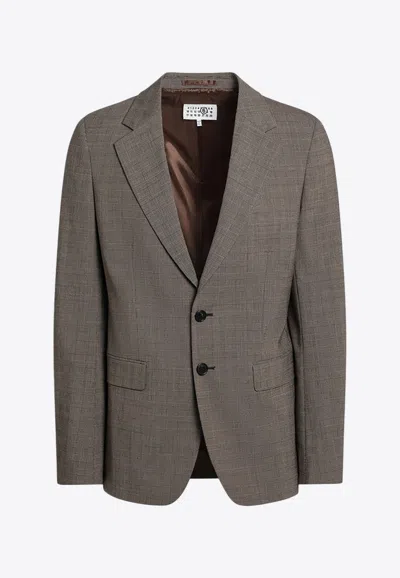 MM6 MAISON MARGIELA SINGLE-BREASTED BUTTONED BLAZER