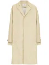 Mm6 Maison Margiela Single-breasted Coat In Neutrals