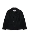 Mm6 Maison Margiela Single-breasted Jacket In Multi