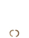 Mm6 Maison Margiela Chain Hoop Earring Textured Finish