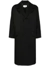 Mm6 Maison Margiela Single-breasted Wool Jacket In Black